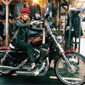 Women's Black Leather Jacket